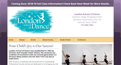 Desktop Screenshot of londonschoolofdance.com